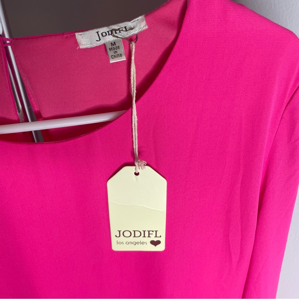 JODIFL Pink Long Sleeve Dress - Picture 6 of 6